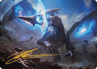 Yiazmat, Ultimate Mark Art Card (Gold-Stamped Signature) - Art Series: FINAL FANTASY (ASFIN) #7 - Special Magic: The Gathering Trading Card