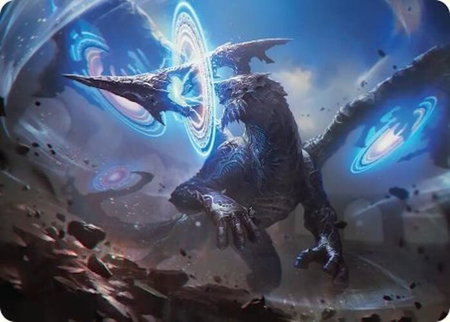 Yiazmat, Ultimate Mark Art Card - Art Series: FINAL FANTASY Magic: The Gathering trading card