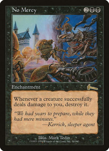 No Mercy - Urza's Legacy Magic: The Gathering trading card