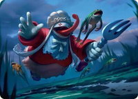 Quina, Qu Gourmet Art Card - Art Series: FINAL FANTASY (ASFIN) #11 - Special Magic: The Gathering Trading Card