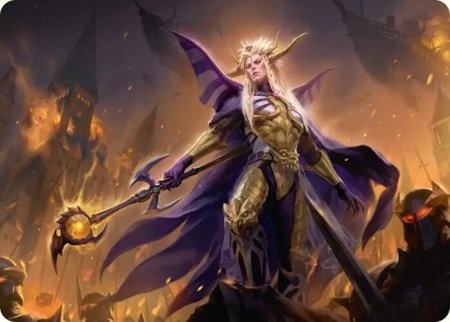 The Emperor of Palamecia Art Card - Art Series: FINAL FANTASY Magic: The Gathering trading card