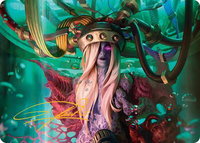 Jenova, Ancient Calamity Art Card (Gold-Stamped Signature) - Art Series: FINAL FANTASY (ASFIN) #14 - Special Magic: The Gathering Trading Card