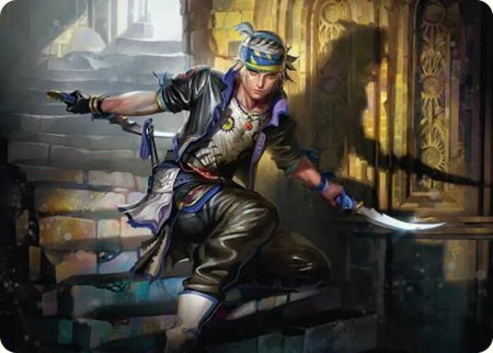 Locke Cole Art Card - Art Series: FINAL FANTASY Magic: The Gathering trading card