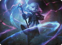 Shantotto, Tactician Magician Art Card - Art Series: FINAL FANTASY (ASFIN) #16 - Special Magic: The Gathering Trading Card