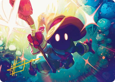 Vivi Ornitier Art Card (Gold-Stamped Signature) - Art Series: FINAL FANTASY Magic: The Gathering trading card