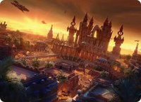 Rabanastre, Royal City Art Card - Art Series: FINAL FANTASY (ASFIN) #18 - Special Magic: The Gathering Trading Card