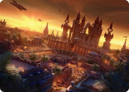 Rabanastre, Royal City Art Card - Art Series: FINAL FANTASY Magic: The Gathering trading card