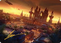 Rabanastre, Royal City Art Card (Gold-Stamped Signature) - Art Series: FINAL FANTASY (ASFIN) #18 - Special Magic: The Gathering Trading Card