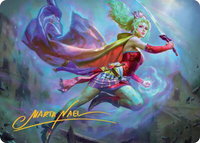 Terra, Herald of Hope Art Card (Gold-Stamped Signature) - Art Series: FINAL FANTASY (ASFIN) #20 - Special Magic: The Gathering Trading Card