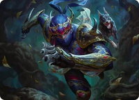 Shadow, Mysterious Assassin Art Card - Art Series: FINAL FANTASY (ASFIN) #26 - Special Magic: The Gathering Trading Card