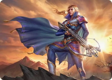 Edgar, Master Machinist Art Card - Art Series: FINAL FANTASY Magic: The Gathering trading card