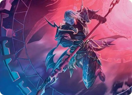 Estinien Varlineau Art Card - Art Series: FINAL FANTASY Magic: The Gathering trading card