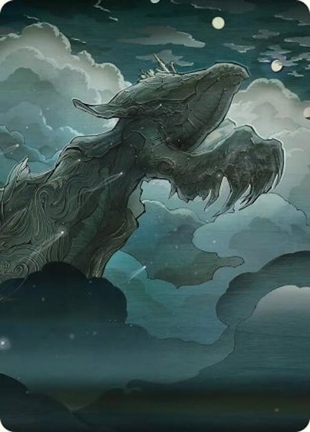 Sin, Spira's Punishment Art Card - Art Series: FINAL FANTASY Magic: The Gathering trading card