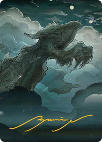 Sin, Spira's Punishment Art Card (Gold-Stamped Signature) - Art Series: FINAL FANTASY (ASFIN) #36 - Special Magic: The Gathering Trading Card