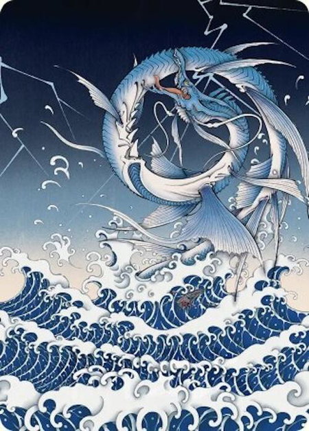 Summon: Leviathan Art Card - Art Series: FINAL FANTASY Magic: The Gathering trading card