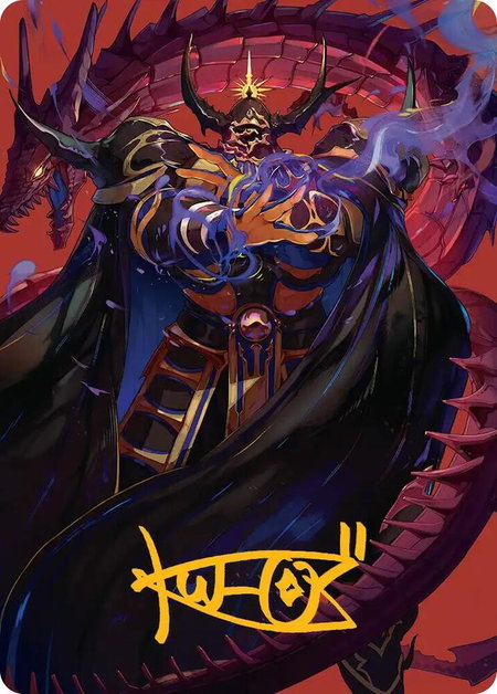 Golbez, Crystal Collector Art Card (Gold-Stamped Signature) - Art Series: FINAL FANTASY Magic: The Gathering trading card