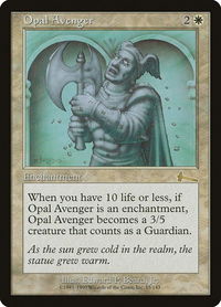 Opal Avenger - Urza's Legacy (ULG) #15 - Rare Magic: The Gathering Trading Card