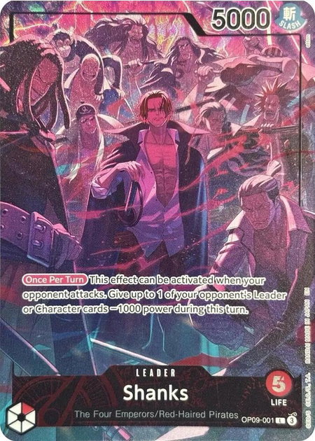 Shanks (English Version 2nd Anniversary Set) - One Piece Promotion Cards One Piece trading card