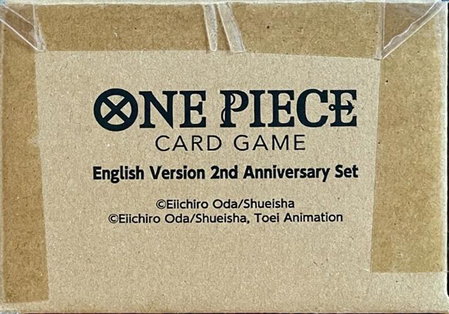 One Piece English Version 2nd Anniversary Set (Sealed Promotional Bundle) trading card from One Piece Collection Sets One Piece English Version 2nd Anniversary Set (Sealed Promotional Bundle) - One Piece Collection Sets One Piece trading card