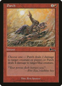 Parch - Urza's Legacy (ULG) #86 - Common Magic: The Gathering Trading Card
