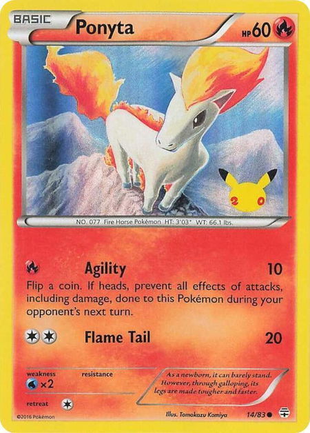 Ponyta (UK Exclusive Promo) - Miscellaneous Cards & Products Pokémon trading card