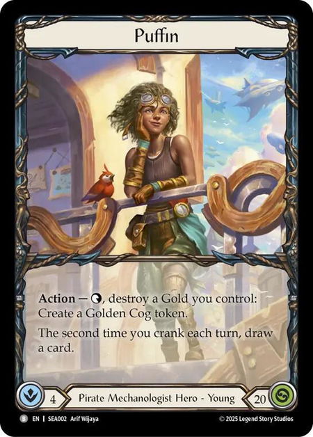 Puffin // Treasure Island - High Seas Flesh and Blood trading card