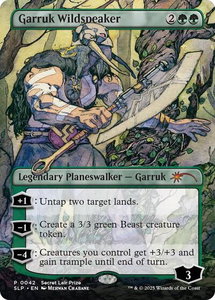 Garruk Wildspeaker - Secret Lair Showdown (SLP) #42 - Rare Magic: The Gathering Trading Card