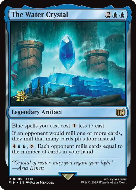 The Water Crystal - Prerelease Cards Magic: The Gathering trading card