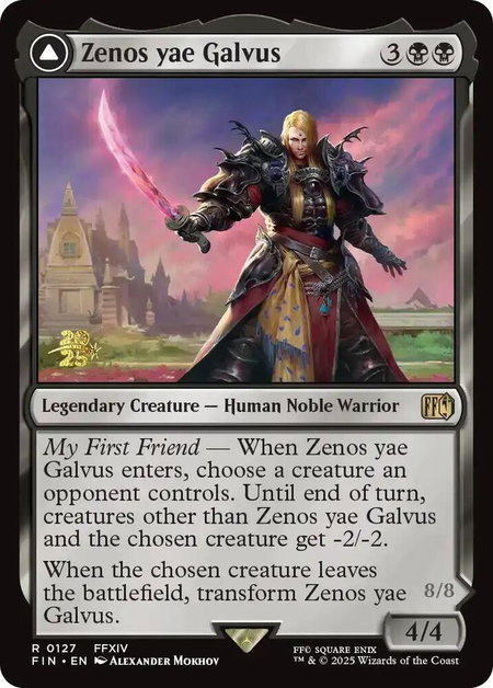 Zenos yae Galvus - Prerelease Cards Magic: The Gathering trading card