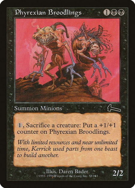 Phyrexian Broodlings - Urza's Legacy Magic: The Gathering trading card