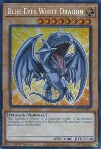 Blue-Eyes White Dragon - Battles of Legend: Monster Mayhem (BLMM) #BLMM-EN001 - Secret Rare YuGiOh Trading Card