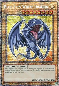 Blue-Eyes White Dragon (Starlight Rare) - Battles of Legend: Monster Mayhem (BLMM) #BLMM-EN001 - Starlight Rare YuGiOh Trading Card