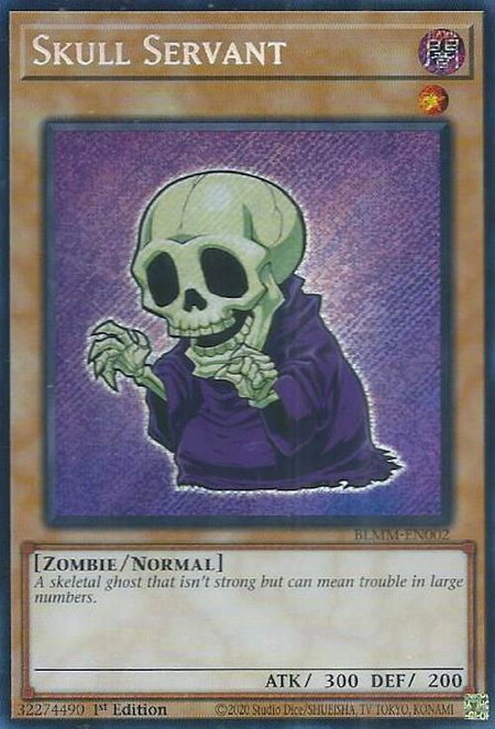Skull Servant - Battles of Legend: Monster Mayhem YuGiOh trading card