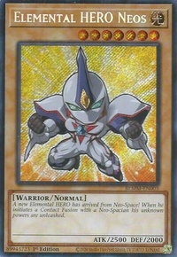Elemental HERO Neos - Battles of Legend: Monster Mayhem (BLMM) #BLMM-EN003 - Secret Rare YuGiOh Trading Card
