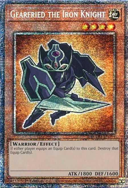 Gearfried the Iron Knight (Starlight Rare) - Battles of Legend: Monster Mayhem YuGiOh trading card