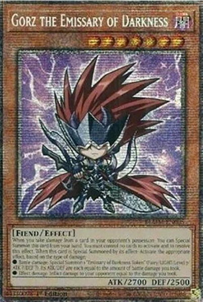 Gorz the Emissary of Darkness (Starlight Rare) - Battles of Legend: Monster Mayhem YuGiOh trading card