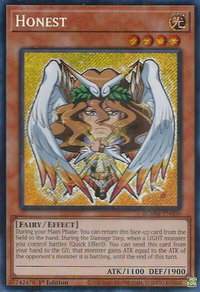 Honest - Battles of Legend: Monster Mayhem (BLMM) #BLMM-EN006 - Secret Rare YuGiOh Trading Card