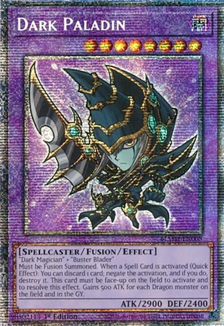 Dark Paladin (Starlight Rare) - Battles of Legend: Monster Mayhem YuGiOh trading card