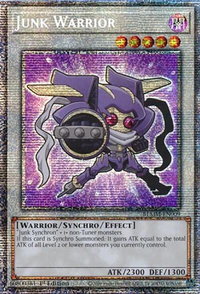 Junk Warrior (Starlight Rare) - Battles of Legend: Monster Mayhem (BLMM) #BLMM-EN009 - Starlight Rare YuGiOh Trading Card