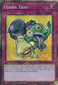 Ojama Trio (Starlight Rare) - Battles of Legend: Monster Mayhem (BLMM) #BLMM-EN010 - Starlight Rare YuGiOh Trading Card