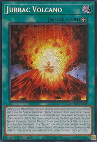 Jurrac Volcano - Battles of Legend: Monster Mayhem (BLMM) #BLMM-EN019 - Secret Rare YuGiOh Trading Card
