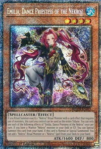 Emilia, Dance Priestess of the Nekroz (Starlight Rare) - Battles of Legend: Monster Mayhem (BLMM) #BLMM-EN025 - Starlight Rare YuGiOh Trading Card