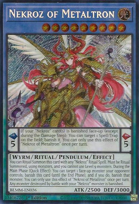 Nekroz of Metaltron - Battles of Legend: Monster Mayhem YuGiOh trading card