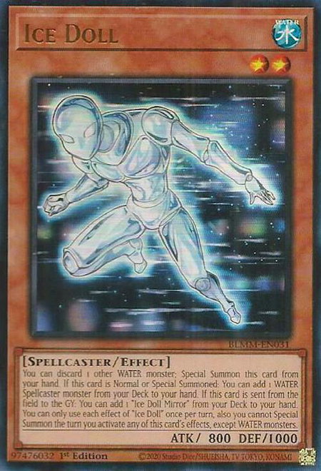 Ice Doll - Battles of Legend: Monster Mayhem YuGiOh trading card