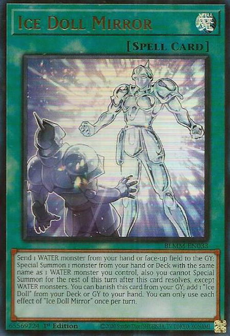 Ice Doll Mirror - Battles of Legend: Monster Mayhem YuGiOh trading card