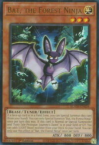 Bat, the Forest Ninja - Battles of Legend: Monster Mayhem (BLMM) #BLMM-EN034 - Ultra Rare YuGiOh Trading Card
