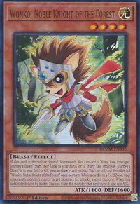 Wonko, Noble Knight of the Forest - Battles of Legend: Monster Mayhem (BLMM) #BLMM-EN035 - Ultra Rare YuGiOh Trading Card