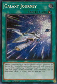 Galaxy Journey - Battles of Legend: Monster Mayhem (BLMM) #BLMM-EN040 - Secret Rare YuGiOh Trading Card