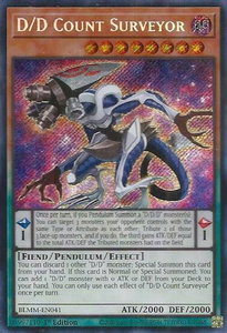D/D Count Surveyor - Battles of Legend: Monster Mayhem (BLMM) #BLMM-EN041 - Secret Rare YuGiOh Trading Card