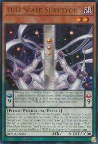 D/D Scale Surveyor - Battles of Legend: Monster Mayhem (BLMM) #BLMM-EN042 - Ultra Rare YuGiOh Trading Card